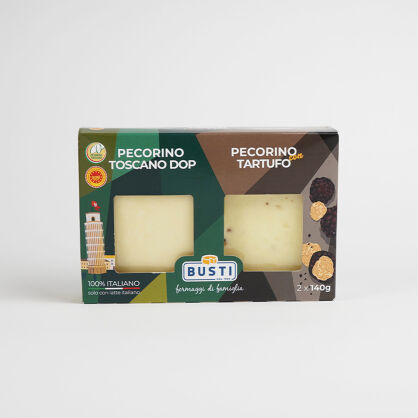 Zestaw serów "Prelibati" - Pecorino Toscano i Pecorino Truflowe, 280g