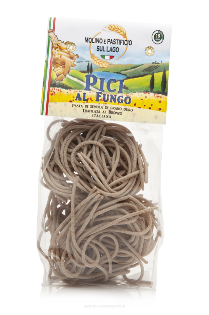 Makaron Pici z borowikami, z pszenicy durum z Toskanii, 250g