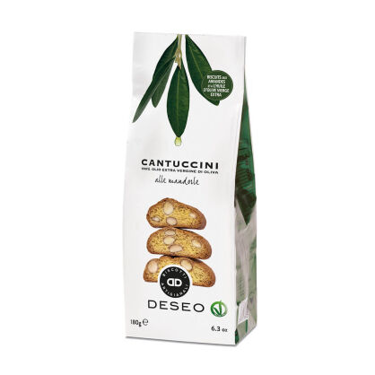 Cantuccini wegan migdałowe z oliwą z oliwek, 180g