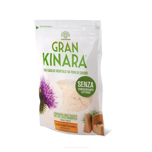 Gran Kinara - tarty ser z podpuszczką roślinną, bez laktozy, 90g