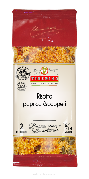 Risotto Carnaroli z papryką i kaparami, 200g