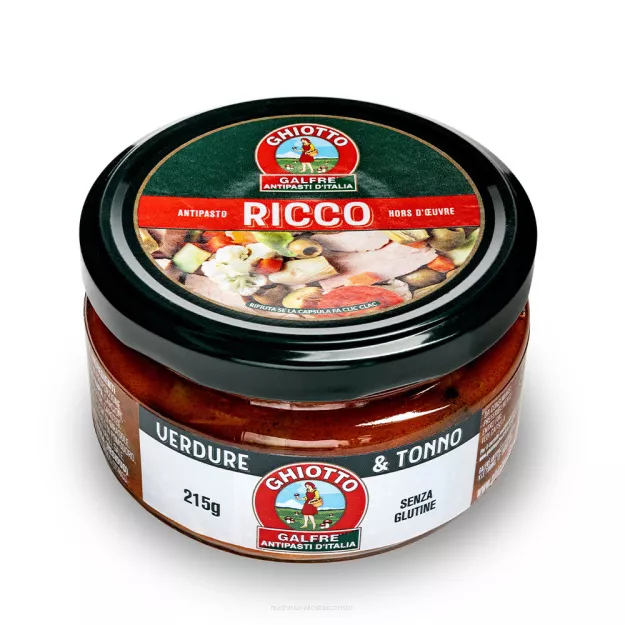Ricco - sałatka z warzyw i tuńczyka, 220g