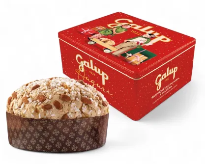 Panettone Gran Galup w puszce, z grą "Bingo", 1 kg