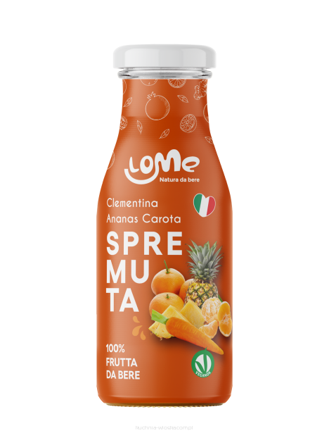 Naturalny sok z klementynek, ananasa i marchewki, 200ml