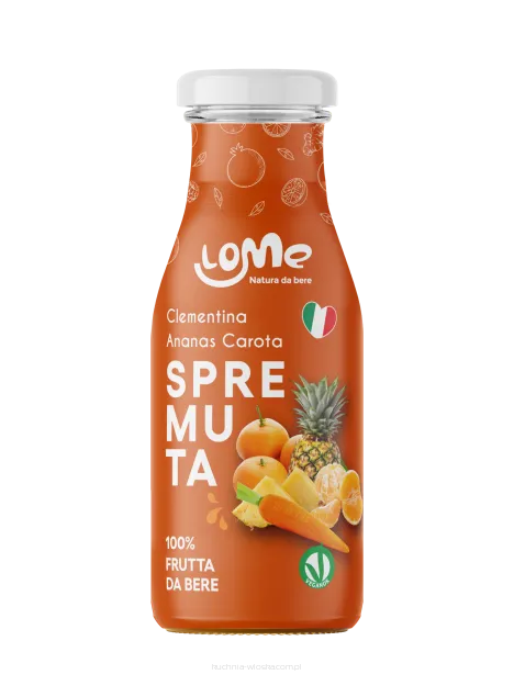 Naturalny sok z klementynek, ananasa i marchewki, 200ml