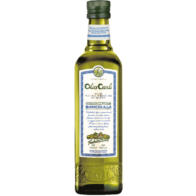 Oliwa z oliwek extra vergine Monocultivar Biancolilla, Carli 500ml