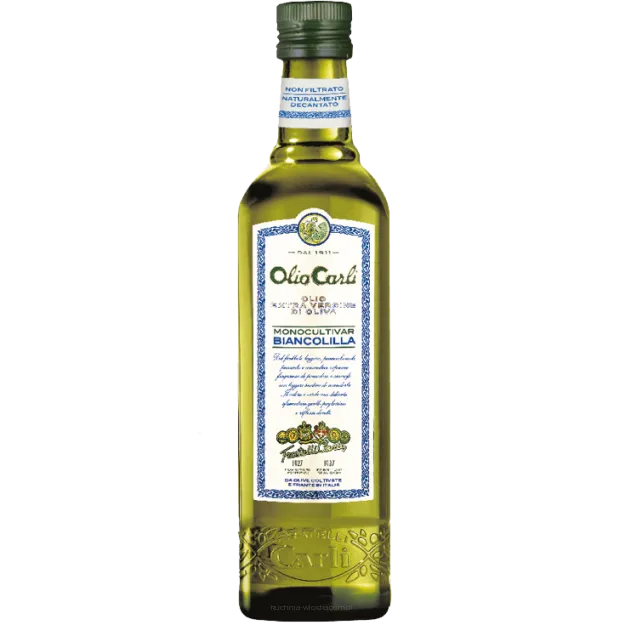 Oliwa z oliwek extra vergine Monocultivar Biancolilla, Carli 500ml