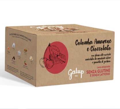 Babka Colomba Bezglutenowa Wiśnie i Czekolada 400g Galup