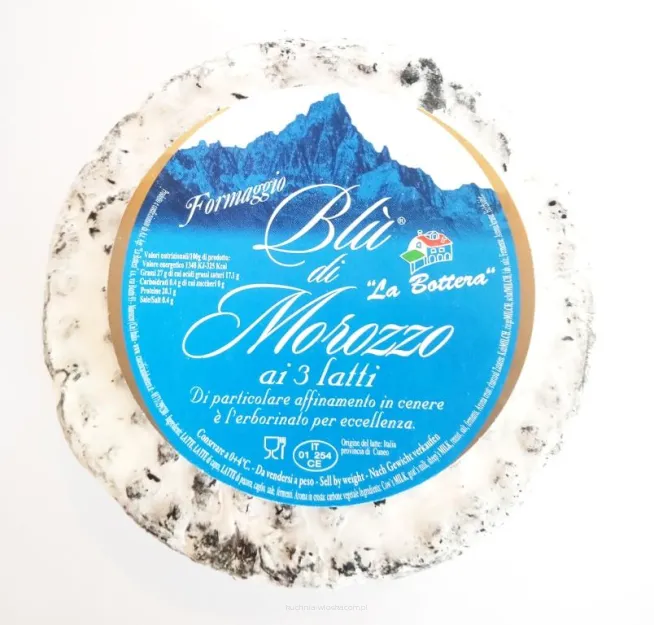 Blu di Morozzo - ser pleśniowy pokryty popiołem węglowym, 250g