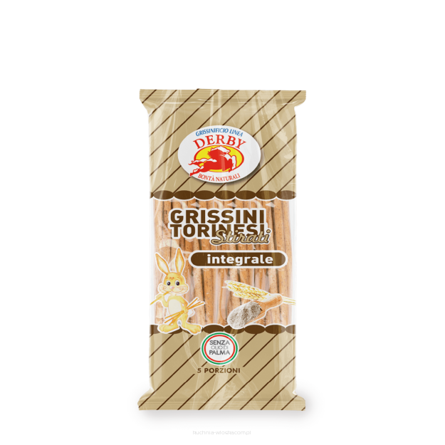 Grissini Turyńskie Pełnoziarniste Derby 250g