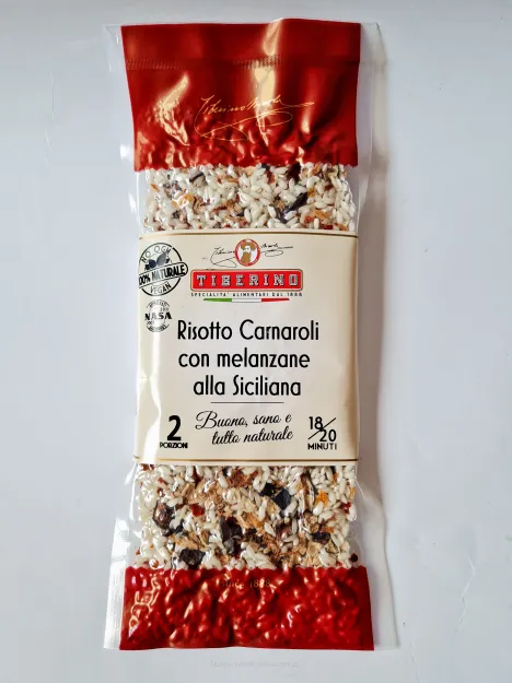 Risotto Carnaroli z bakłażanem po sycylijsku, 200g