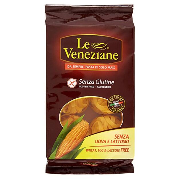 Fettucce - wstązki, makaron bezglutenowy kukurydziany, 250g