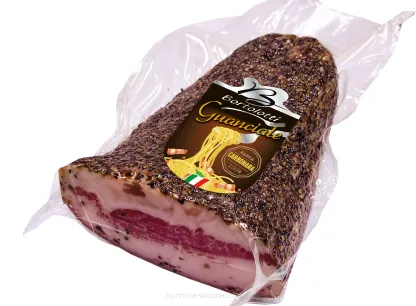 Guanciale Stagionato con Pepe, ok. 550g