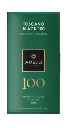 Toscano Black 100 - ciemna czekolada 100% kakao, Amedei 50g