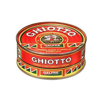 Ghiotto - tuńczyk w kawałkach i borowiki, 80g