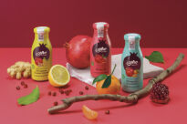 Naturalny sok z granatu z dodatkiem truskawek i malin, wyciskany na zimno, 500ml
