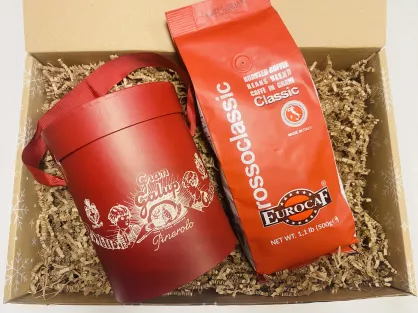 Zestaw prezentowy Panettone i Kawa