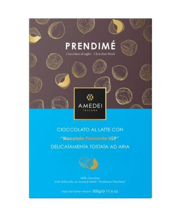 Prendime' czekolada mleczna z całymi orzechami, 500g