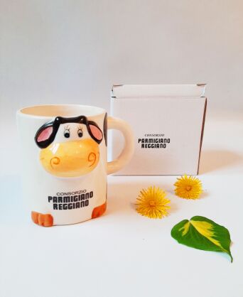 Kubek "Krówka" z logo Konsorcjum Parmigiano Reggiano