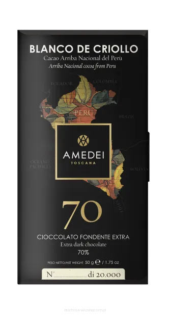 Blanco de Criollo - czekolada Amedei ciemna 70%, 50g