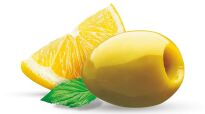 Oliwki zielone z cytryną i miętą, 300g