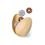 Jajko biała czekolada i krem kawowy, z niespodzianką, Streglio, 300g