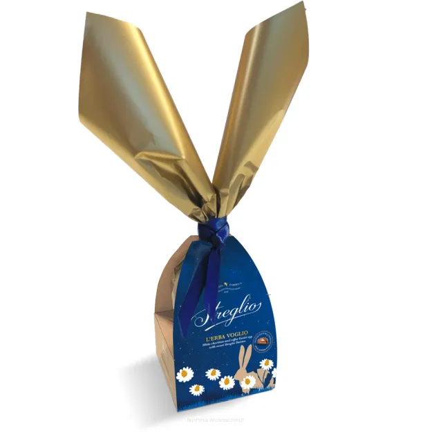 Jajko biała czekolada i krem kawowy, z niespodzianką, Streglio, 300g