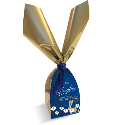 Jajko biała czekolada i krem kawowy, z niespodzianką, Streglio, 300g