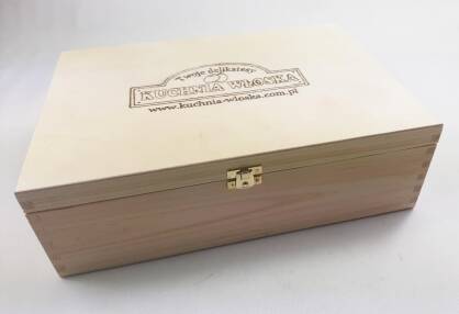 Pudełko drewniane do własnej kompozycji zestawu prezentowego 