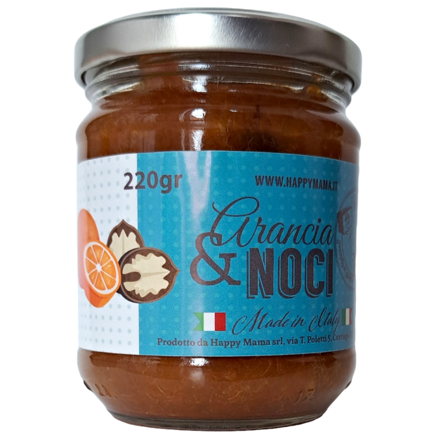 Konfitura z pomarańczy i orzechów 110g