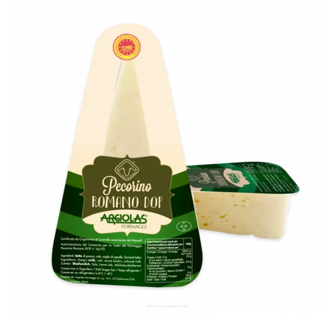 Pecorino Romano DOP - owczy ser dojrzewający z apelacją ChNP z Sardynii