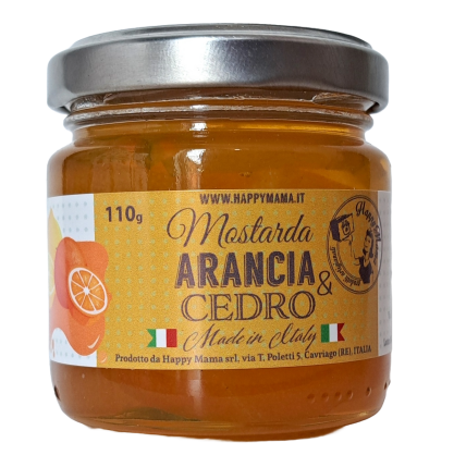 Mostarda pomarańczowo-cedrowa 110g