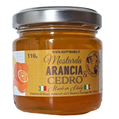 Mostarda pomarańczowo-cedrowa 110g