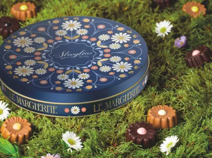 Czekoladki "Margaretki" w ozdobnej puszce, Streglio, 210g