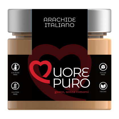 Krem z orzechów arachidowych, bezglutenow, bez cukru, 125g