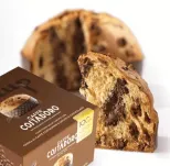 Panettone nadziewane kremem z kawy Costadoro i kroplami czekolady, 900g, Galup