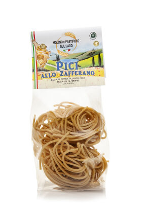 Makaron Pici z szafranem z pszenicy durum z Toskanii, 250g