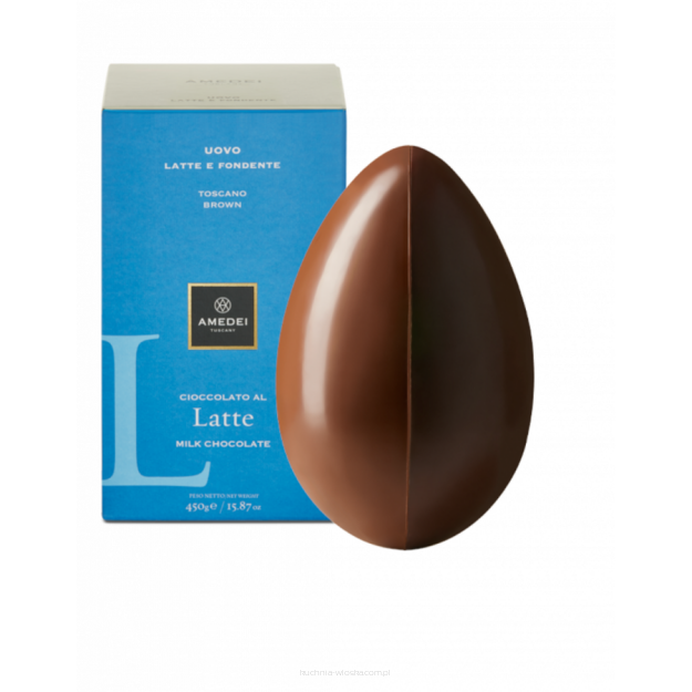 Jajko czekoladowe Amedei Mleczna/Ciemna, 450g
