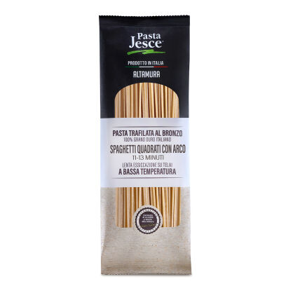 Makaron Spaghetti Quadrati - Chitarra  z pszenicy durum, 500g, Pasta Jesce