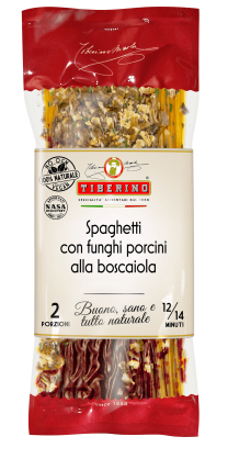 Spaghetti "Alla Boscaiola" z borowikami i pomidorami, 200g
