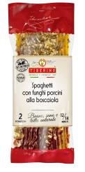 Spaghetti "Alla Boscaiola" z borowikami i pomidorami, 200g