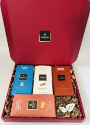 Zestaw klasycznych czekolad premium Amedei w eleganckim pudełku