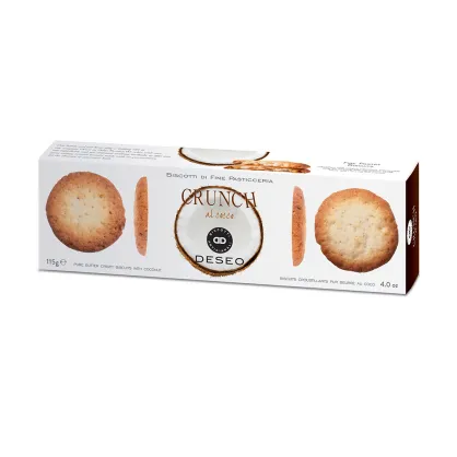 Ciasteczka kokosowe Crunch Deseo, 115g