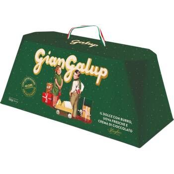 "Giangalup" - babka z nadzieniem Gianduja, oblana czekoladą, 900g