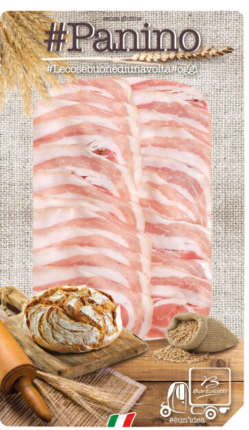 Pancetta stagionata - włoski boczek w plastrach 