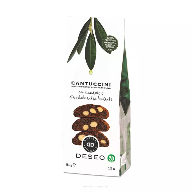 Cantuccini wegan z czekoladą i oliwą z oliwek, 180g