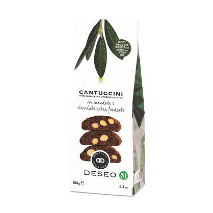 Cantuccini wegan z czekoladą i oliwą z oliwek, 180g