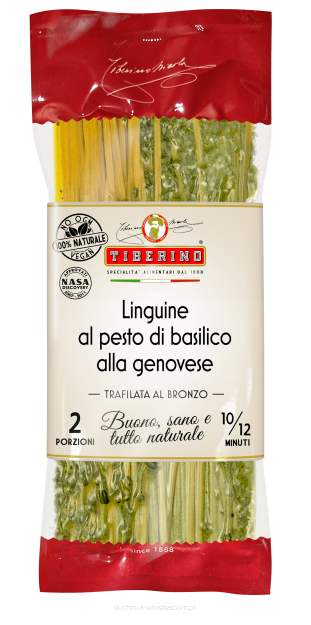 Makaron Linguine z pesto 