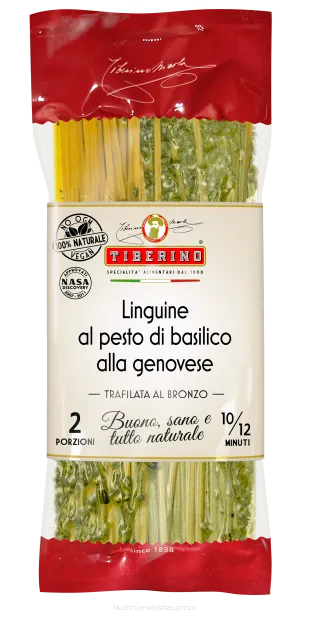 Makaron Linguine z pesto 