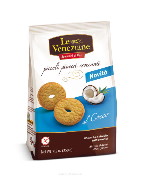 Ciastka kokosowe bezglutenowe 250g